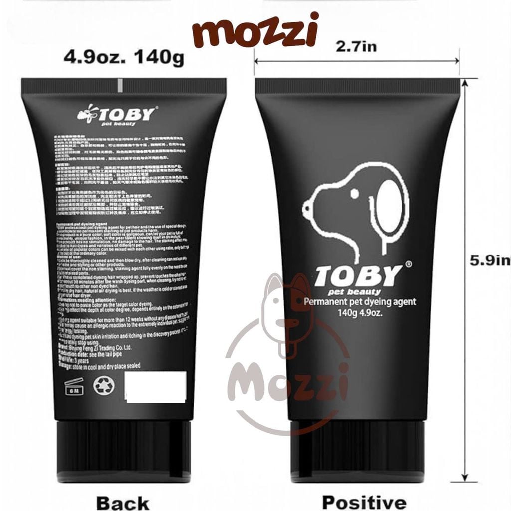 Màu nhuộm Toby tạo kiểu lông an toàn cho chó mèo