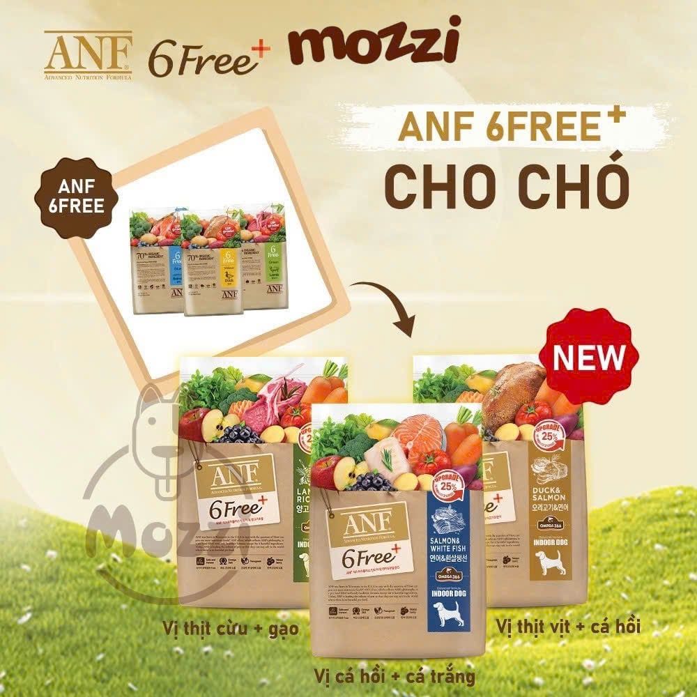 Thức ăn hạt hữu cơ ANF Dog 6Free+ cho chó [400g - 1.6kg - 5.6kg]