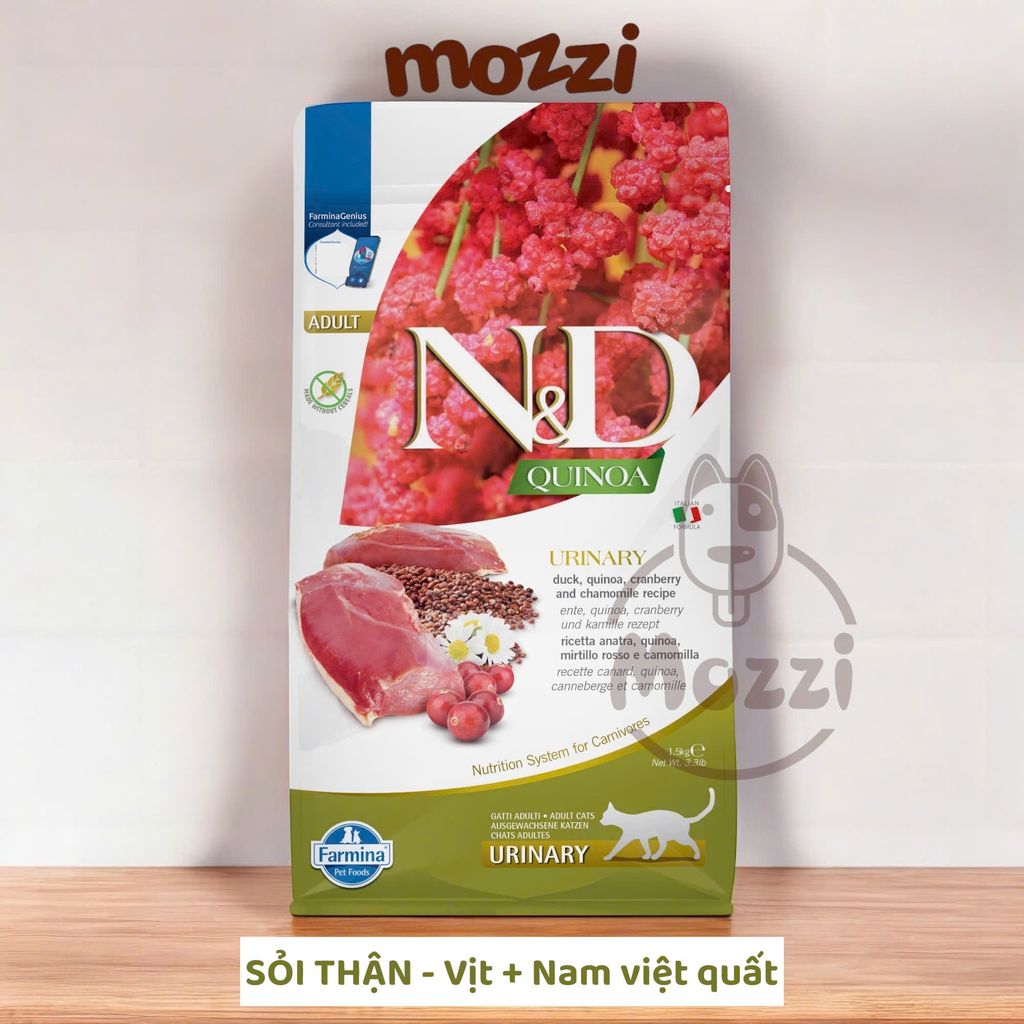 [1.5kg - 5kg] Thức ăn hạt N&D Urinary cho mèo bị sỏi thận