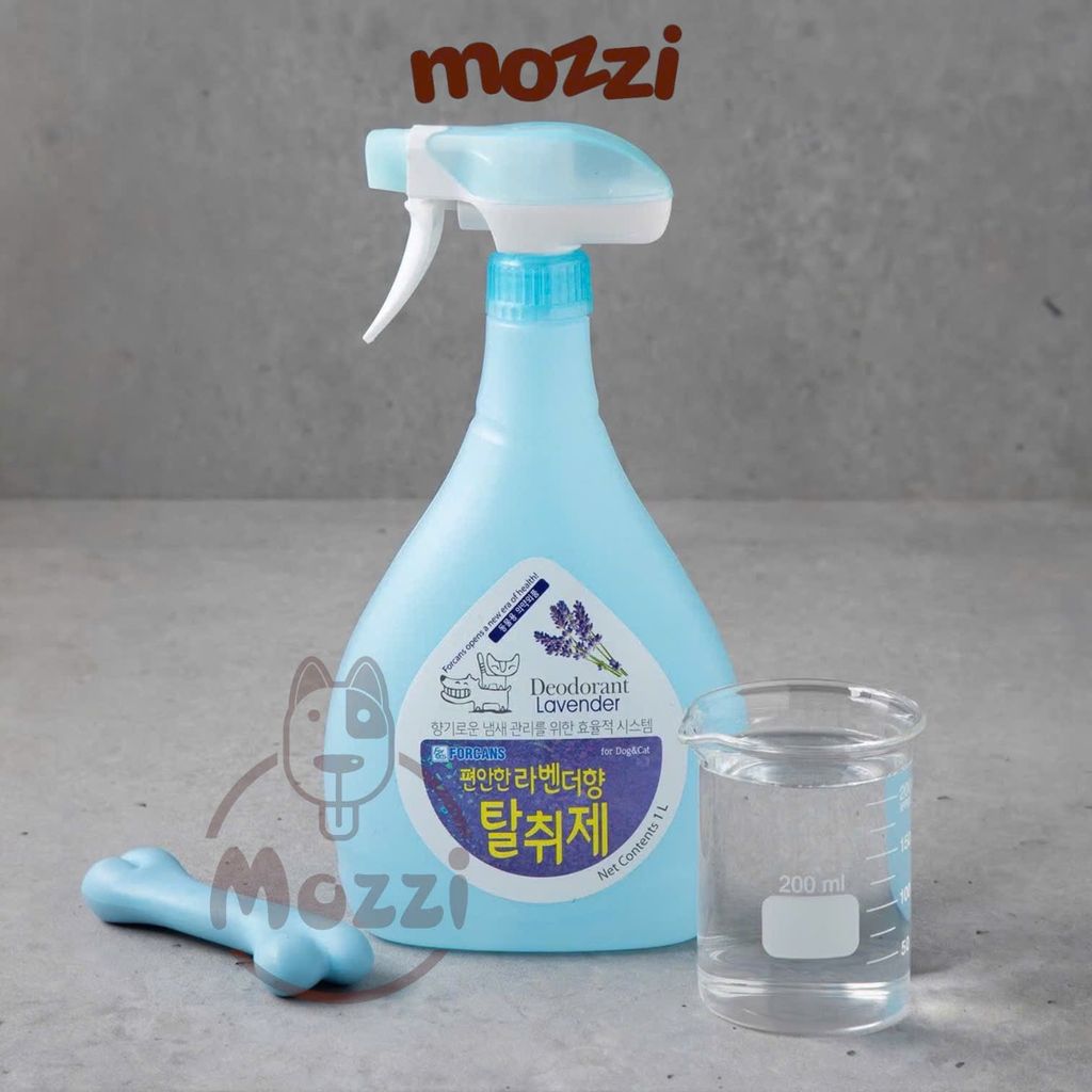 Xịt khử mùi khu vực Forcans Hàn quốc Chai 1L cho chó mèo