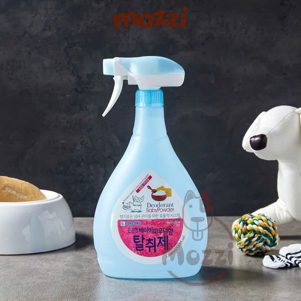 Xịt khử mùi khu vực Forcans Hàn quốc Chai 1L cho chó mèo