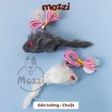  Đồ chơi Cần câu mèo dán tường cho mèo tự chơi 