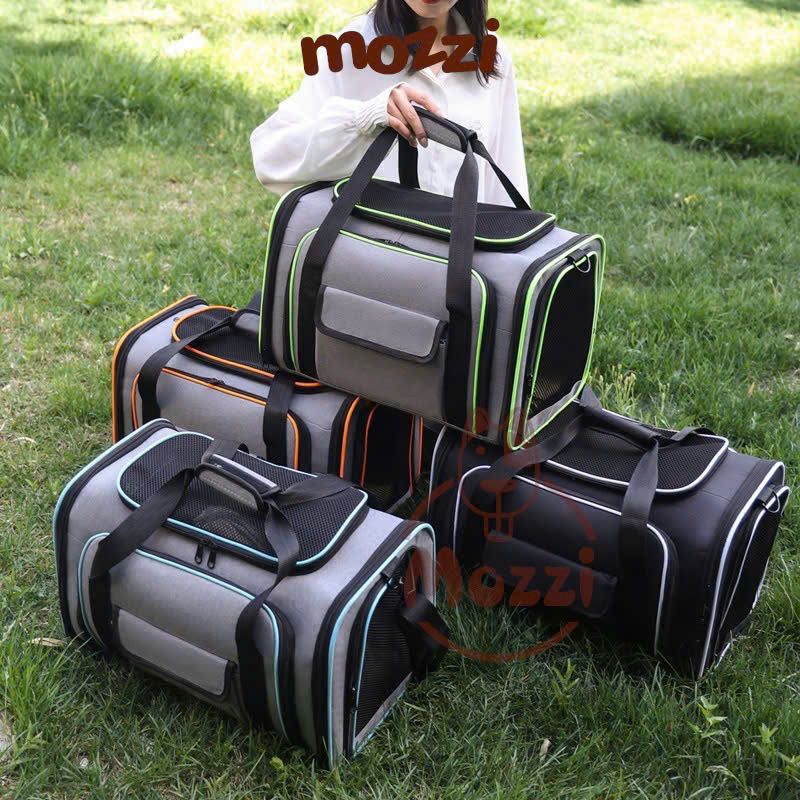 Balo Túi đựng chó mèo viền màu có khoang mở