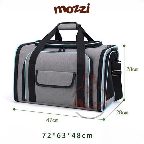 Balo Túi đựng chó mèo viền màu có khoang mở