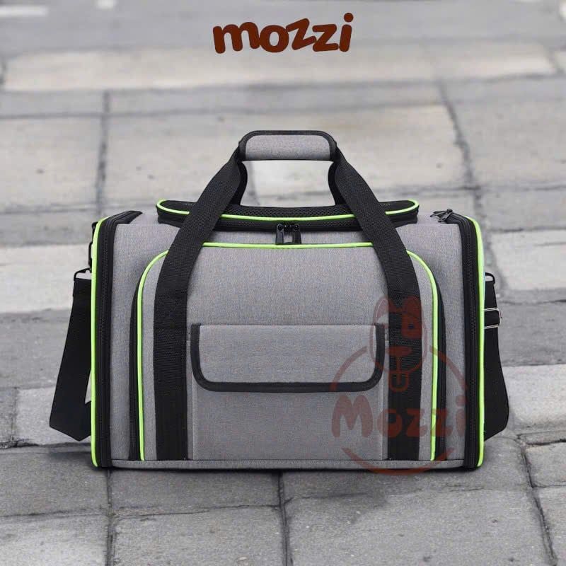 Balo Túi đựng chó mèo viền màu có khoang mở