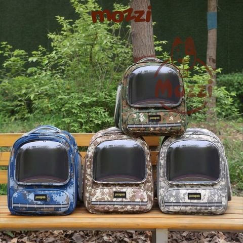  Balo Túi đựng chó mèo Moorpet họa tiết rằn ri - Ba lô 