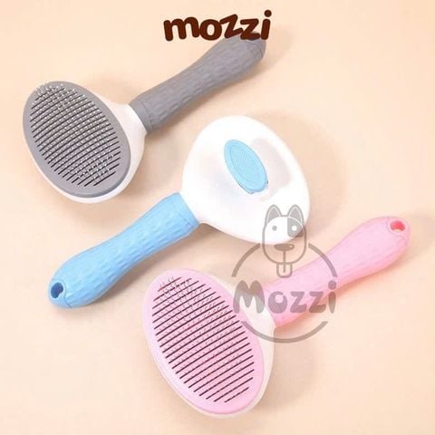  Lược chải lông chó mèo massage răng bọc cao su tự làm sạch 