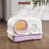  Khay cát vệ sinh cho mèo dạng nhà khép kín siêu lớn 