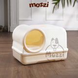  Khay cát vệ sinh cho mèo dạng nhà khép kín siêu lớn 