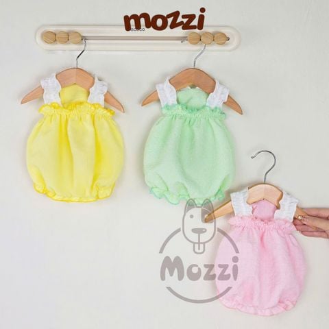  Áo hai dây dáng bí phồng chun ngực 