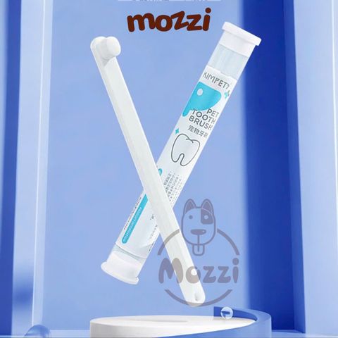  Bàn chải đánh răng Kimpets kèm hộp đựng bảo quản cho chó mèo 
