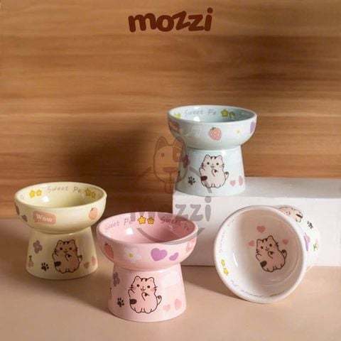  Chén sứ chống gù họa tiết dễ thương 