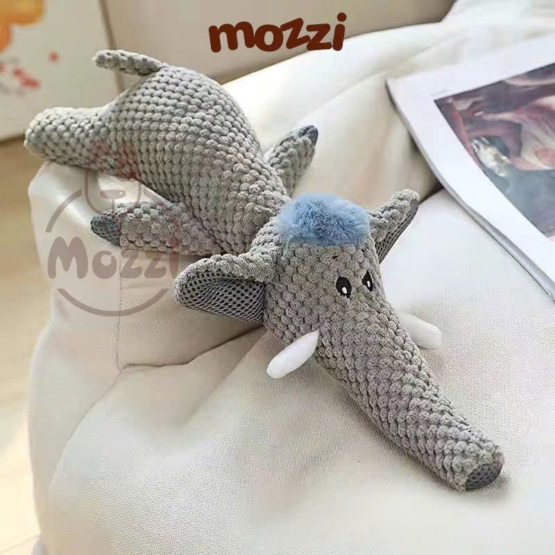 Đồ chơi Thú bông âm thanh nằm dài 2 lớp cho chó mèo