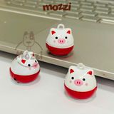  Lục lạc chuông hình thú gắn vòng cổ móc khóa 