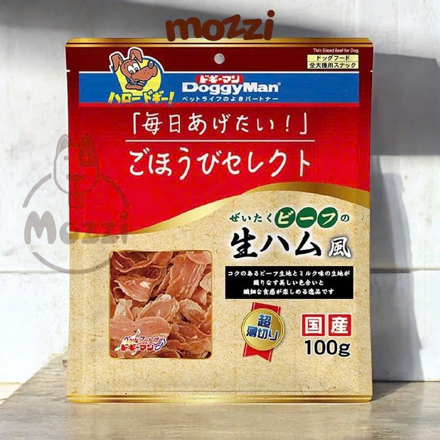 Snack cho chó Viên mềm DoggyMan SAYA vị Gà Bò Gan Rau củ gói 100g