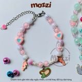  Vòng cổ Hạt đá gắn Charm hình Ngẫu nhiên cho chó mèo 