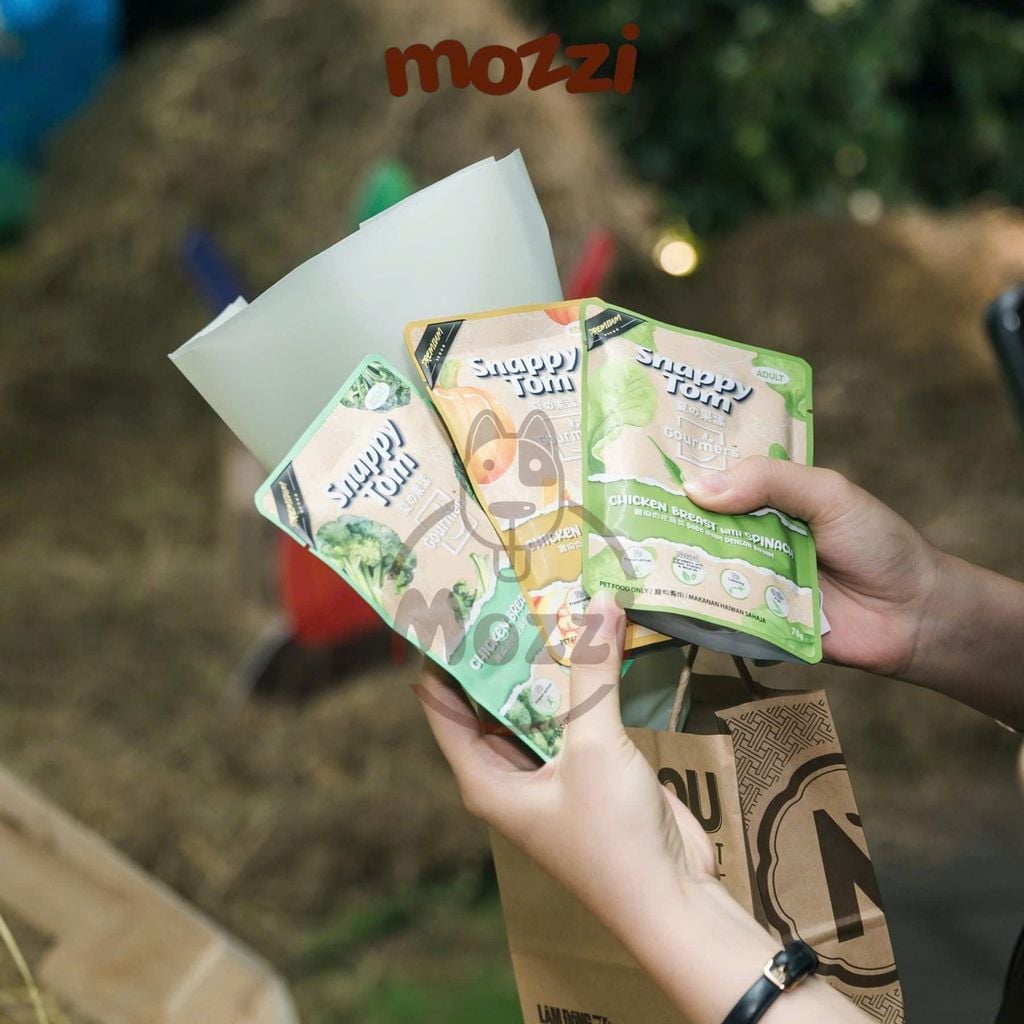 Pate cho mèo Snappy Tom trái cây Gói 70gr