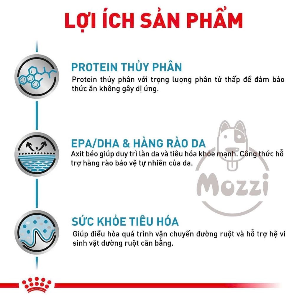 [2.5kg] Thức ăn hạt Royal Canin Hypoallergenic cho mèo bị dị ứng