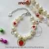 Vòng cổ Hạt đá gắn Charm hình Ngẫu nhiên cho chó mèo