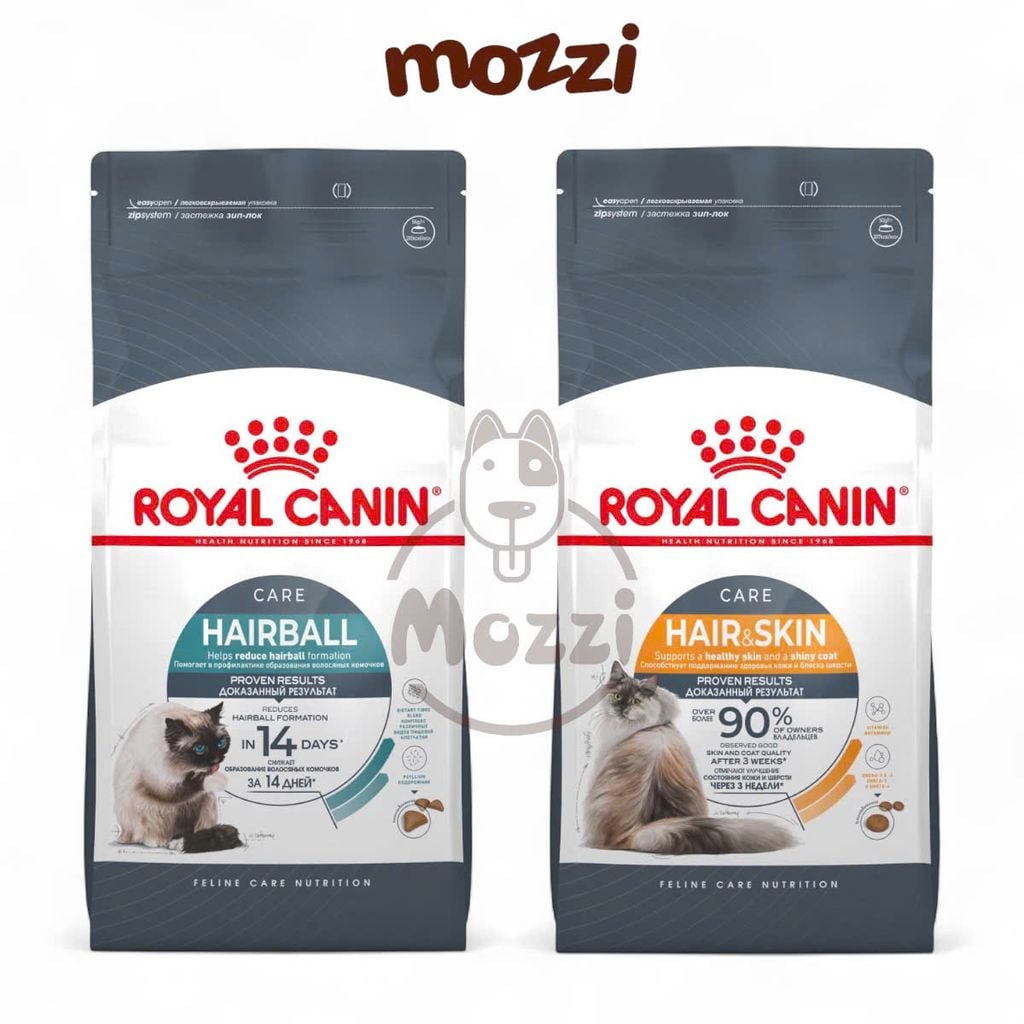 Thức ăn hạt Royal Canin Hair&Skin Care chăm sóc da lông cho mèo Hair Skin [400g - 2kg - 10kg]