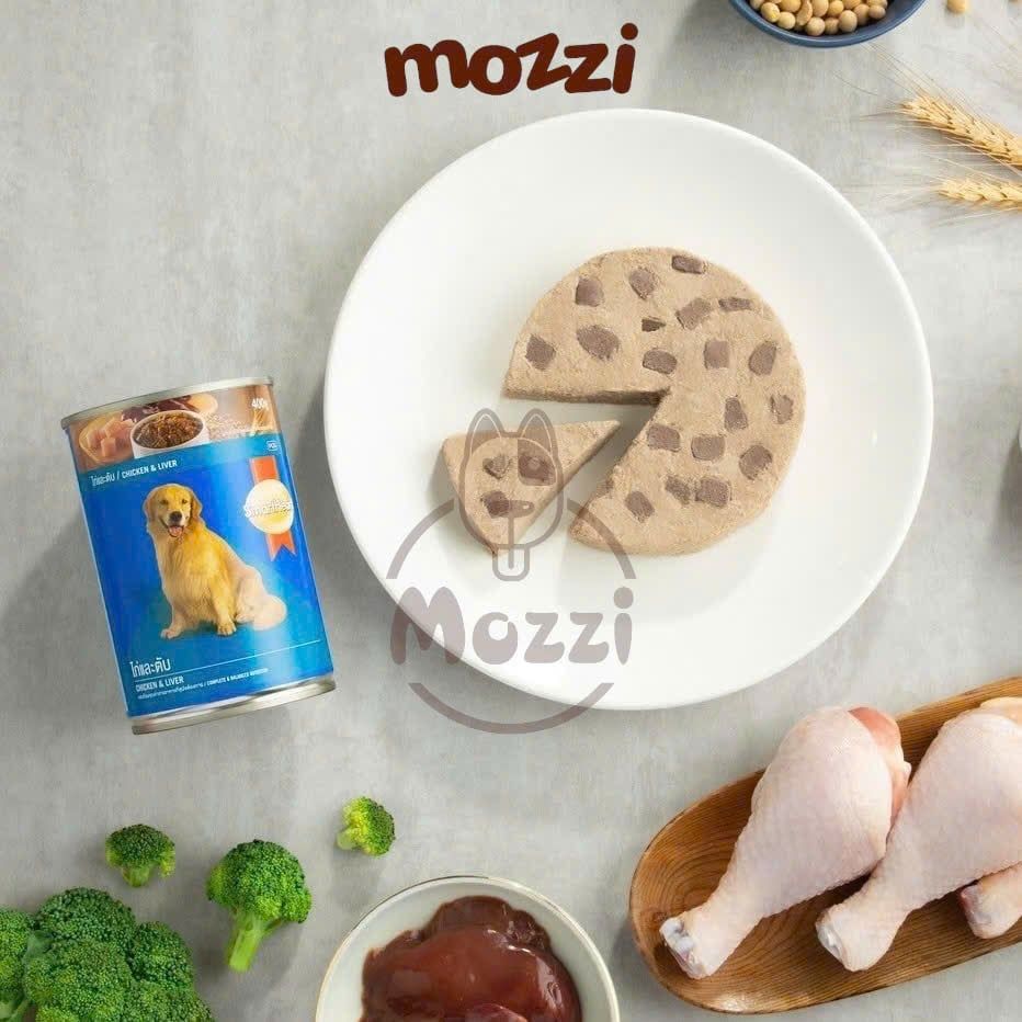 Pate cho chó SmartHeart lon 400gr dành cho chó trưởng thành