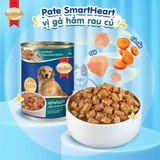  Pate cho chó SmartHeart lon 400gr dành cho chó trưởng thành 
