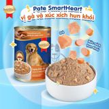  Pate cho chó SmartHeart lon 400gr dành cho chó trưởng thành 