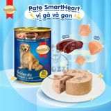  Pate cho chó SmartHeart lon 400gr dành cho chó trưởng thành 