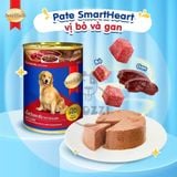  Pate cho chó SmartHeart lon 400gr dành cho chó trưởng thành 