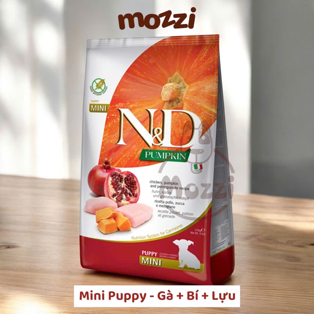 [2.5kg] Thức ăn hạt N&D Farmina Mini Puppy Adult cho chó