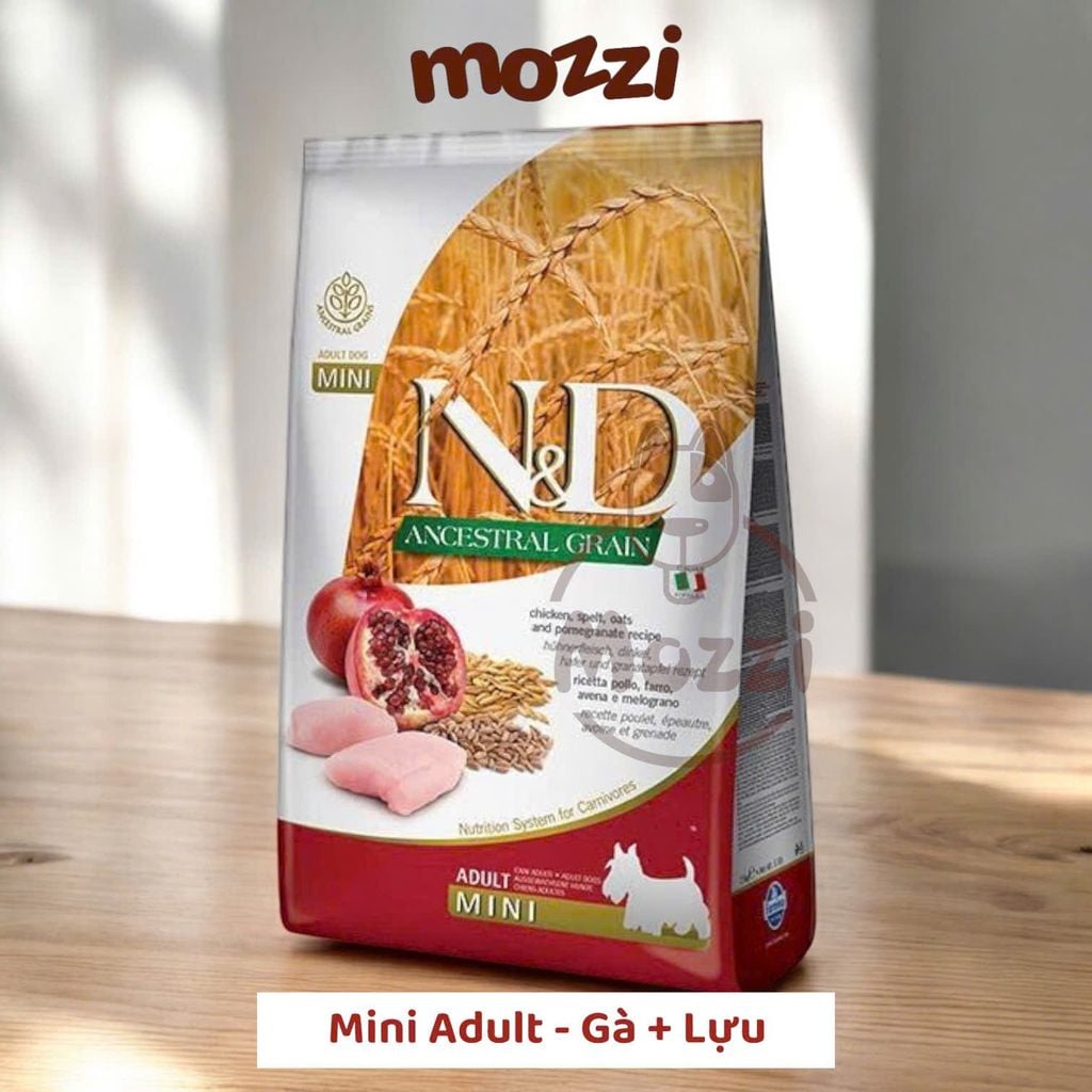[2.5kg] Thức ăn hạt N&D Farmina Mini Puppy Adult cho chó