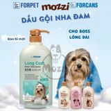  Sữa tắm Forcans Hàn Quốc Nha đam Chai 750ml cho chó lông ngắn, lông dài, chó con nhạy cảm 