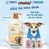 Sữa tắm Forcans Hàn Quốc Nha đam Chai 750ml cho chó lông ngắn, lông dài, chó con nhạy cảm