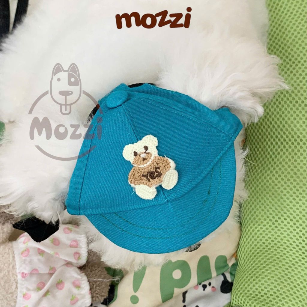 Nón kết vải kaki lưỡi trai cho chó mèo đủ màu