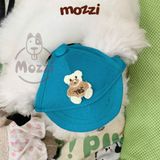  Nón kết vải kaki lưỡi trai cho chó mèo đủ màu 