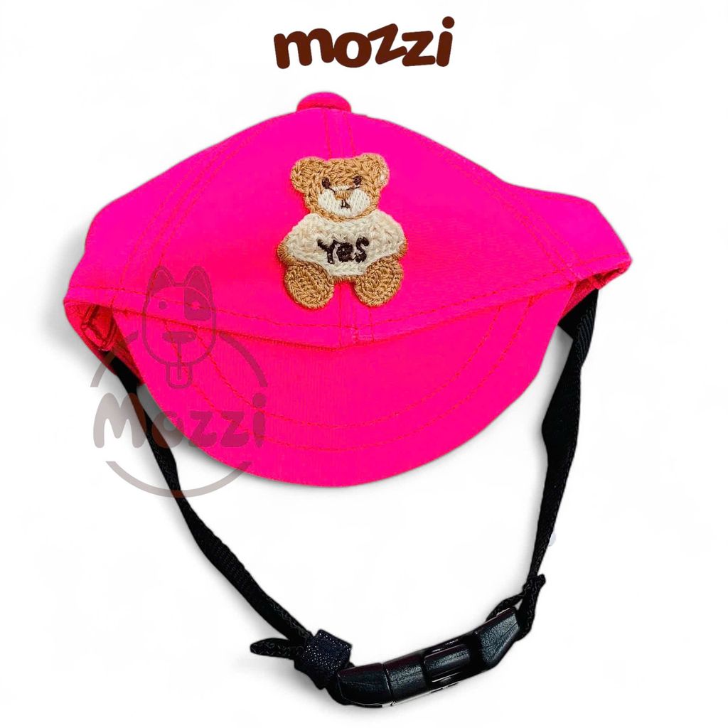 Nón kết vải kaki lưỡi trai cho chó mèo đủ màu