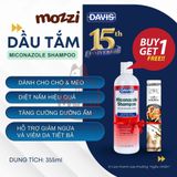  Sữa tắm DAVIS chăm sóc da dành cho chó mèo Chai 355ml 
