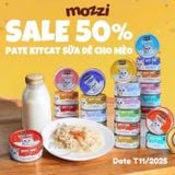  Pate cho mèo Pate sữa dê KitCat Lon 70gr 
