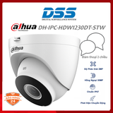  Camera Dome IP Wifi 2MP có đàm thoại DAHUA DH-IPC-HDW1230DT-STW hàng chính hãng 