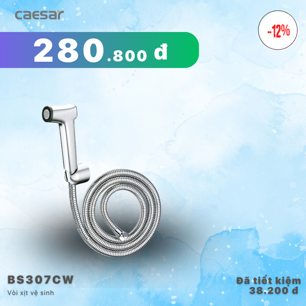  Khuyến mãi ưu đãi Vòi Xịt - BS307CW 