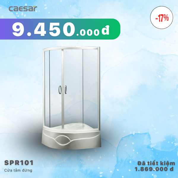 Khuyến mãi ưu đãi Cửa Tắm Đứng - SPR101 