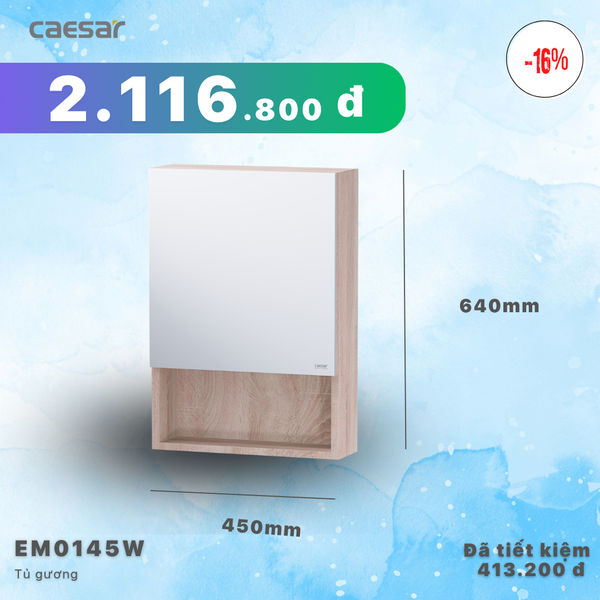 Khuyến mãi ưu đãi Tủ gương - EM0145W