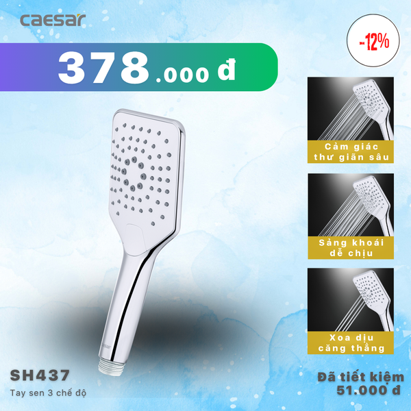 Khuyến mãi ưu đãi Tay sen 3 chế độ xả SH437