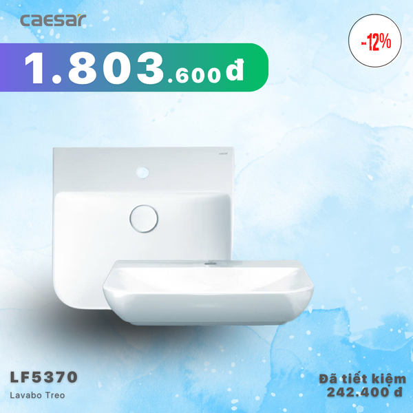 Khuyến mãi ưu đãi - Lavabo treo tường - LF5370