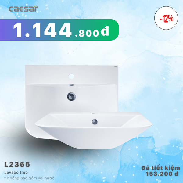 Khuyến mãi ưu đãi Lavabo Treo Tường - L2365