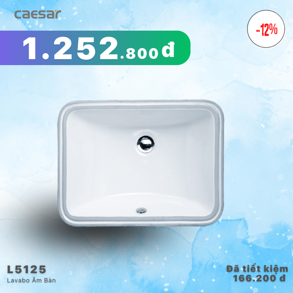 Khuyến mãi ưu đãi Lavabo âm bàn - L5125
