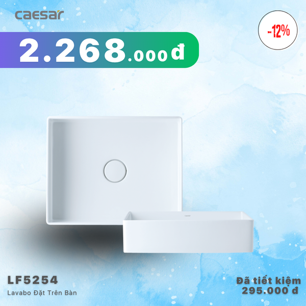  Khuyến mãi ưu đãi Lavabo Đặt bàn - LF5254 