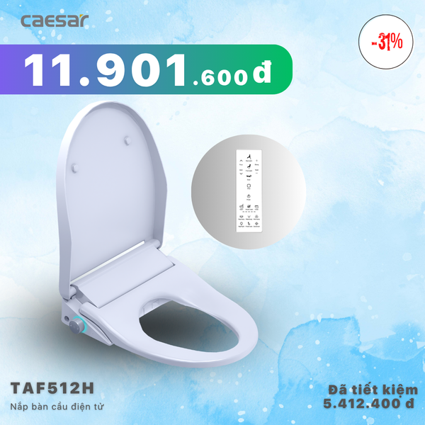 Khuyến mãi ưu đãi - Nắp Bàn Cầu Điện Tử - TAF512H 