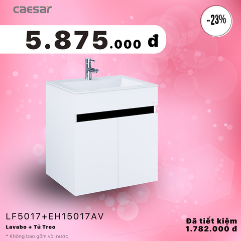 Lavabo kết hợp tủ treo