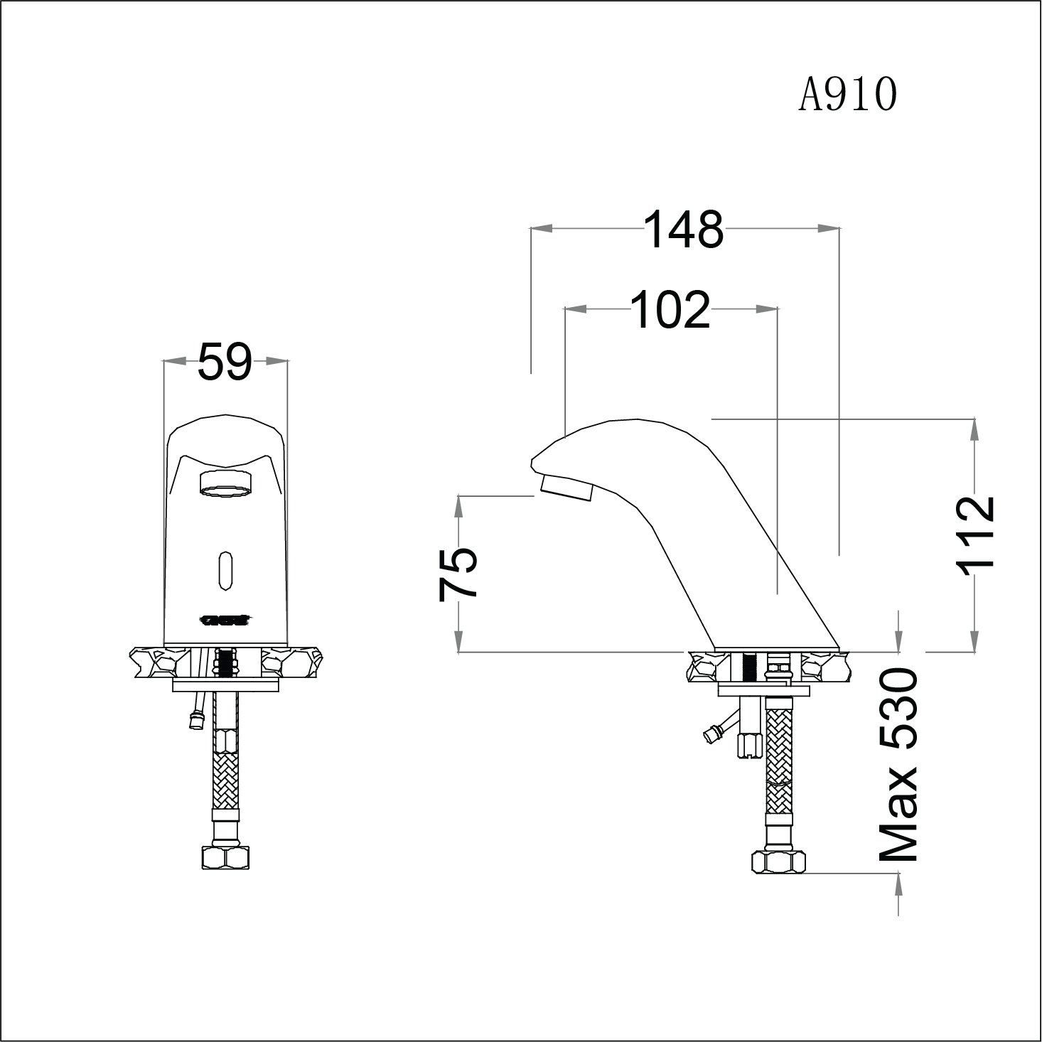  Vòi Lavabo Cảm Ứng- A910 